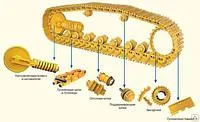 Ходовая часть бульдозеров Komatsu D355A-5