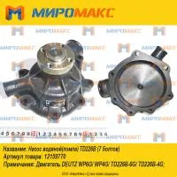 12159770/4110000189027, Насос водяной Deutz TD226B/WP6G